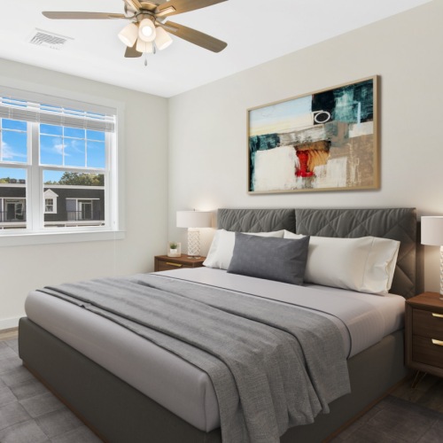 Spacious bedroom with view Bedroom in Granby CT